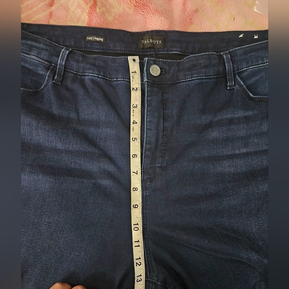 ❤️Talbots Jeggin 24 W Color  Blue 💜 - Picture 5 of 7